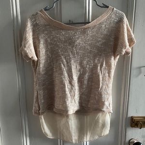 Tan High-Low Top